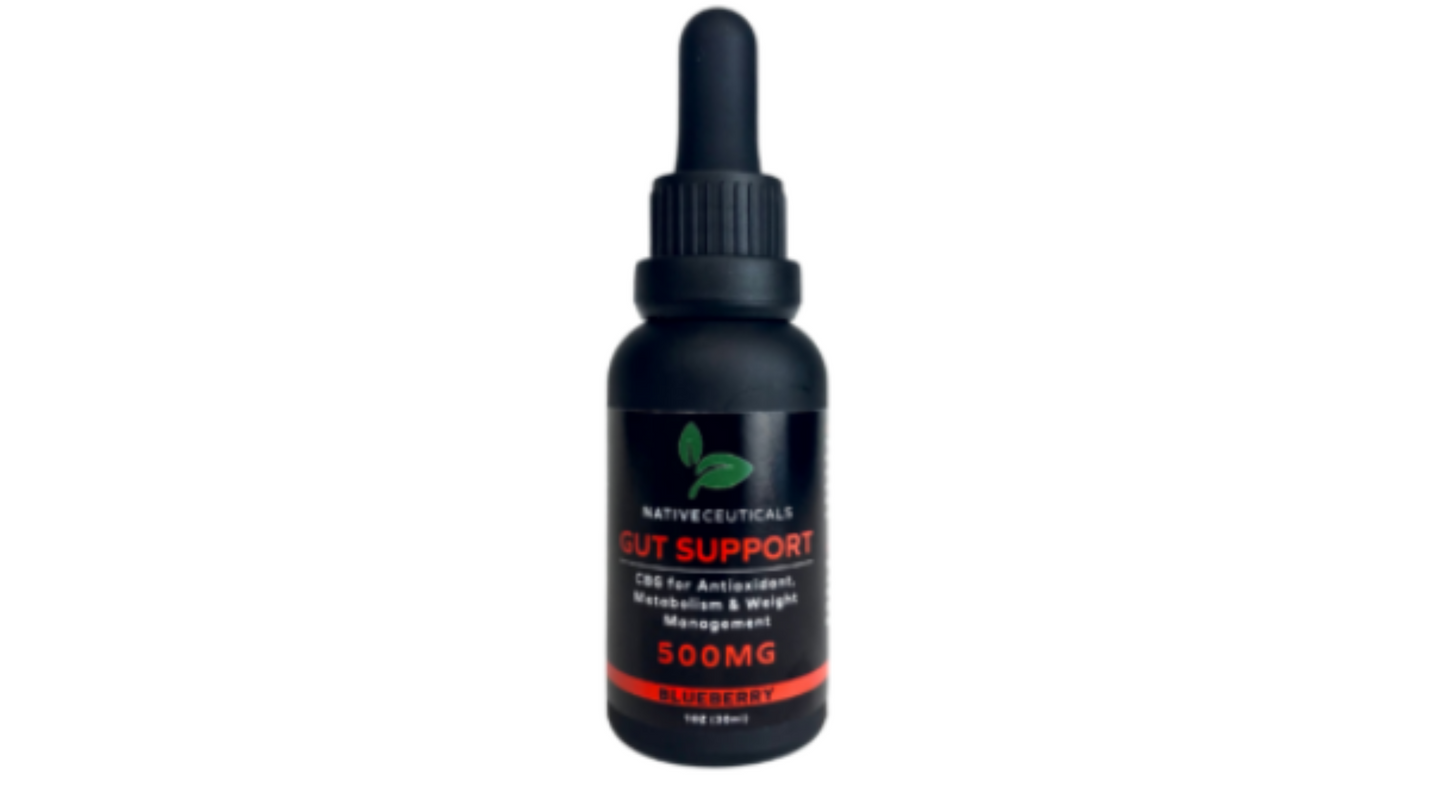 Organic Premium Handcrafted Gut Support Tincture 500mg - Natural Digestive Health and Wellness