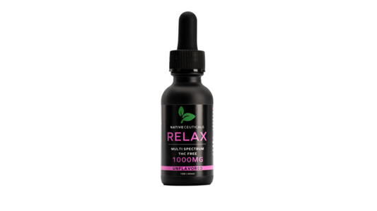 Organic Premium Hemp Handcrafted Relax Tincture - 1000mg  - NATURAL FLAVOR Natural, Soothing Support for Stress