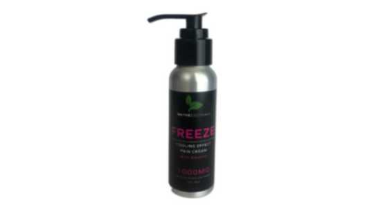 Organic Premium Handcrafted Freeze Cream - Menthol | 2oz - Cooling Relief for Muscles and Joints