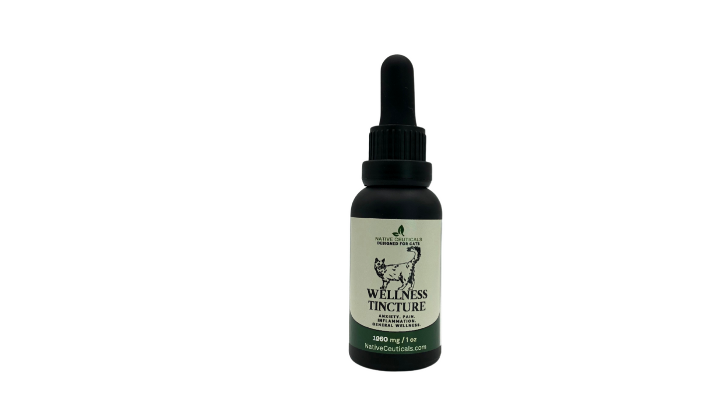 Organic Premium Handcrafted Pet Wellness Tincture - 1000mg | 1oz - Natural Support for Happy, Healthy Pets